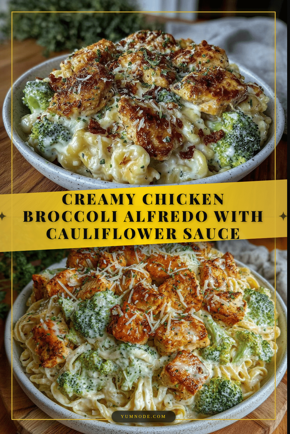 creamy chicken broccoli alfredo recipe