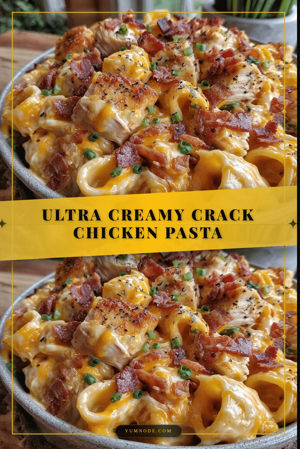 creamy crack chicken pasta recipe