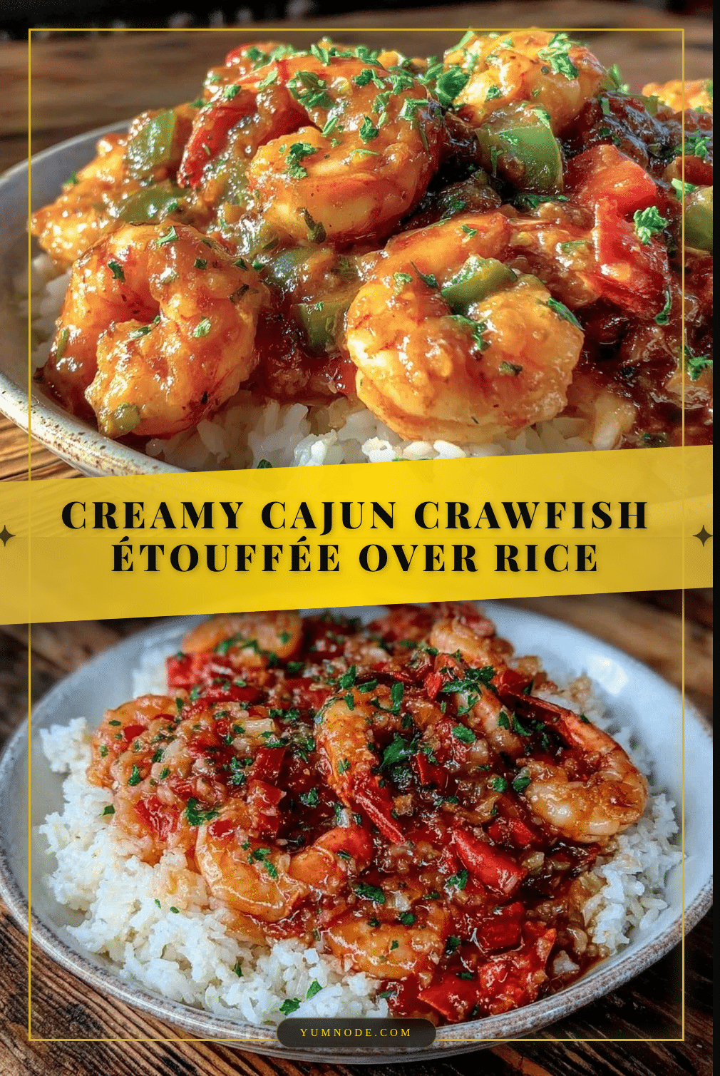creamy crawfish étouffée recipe
