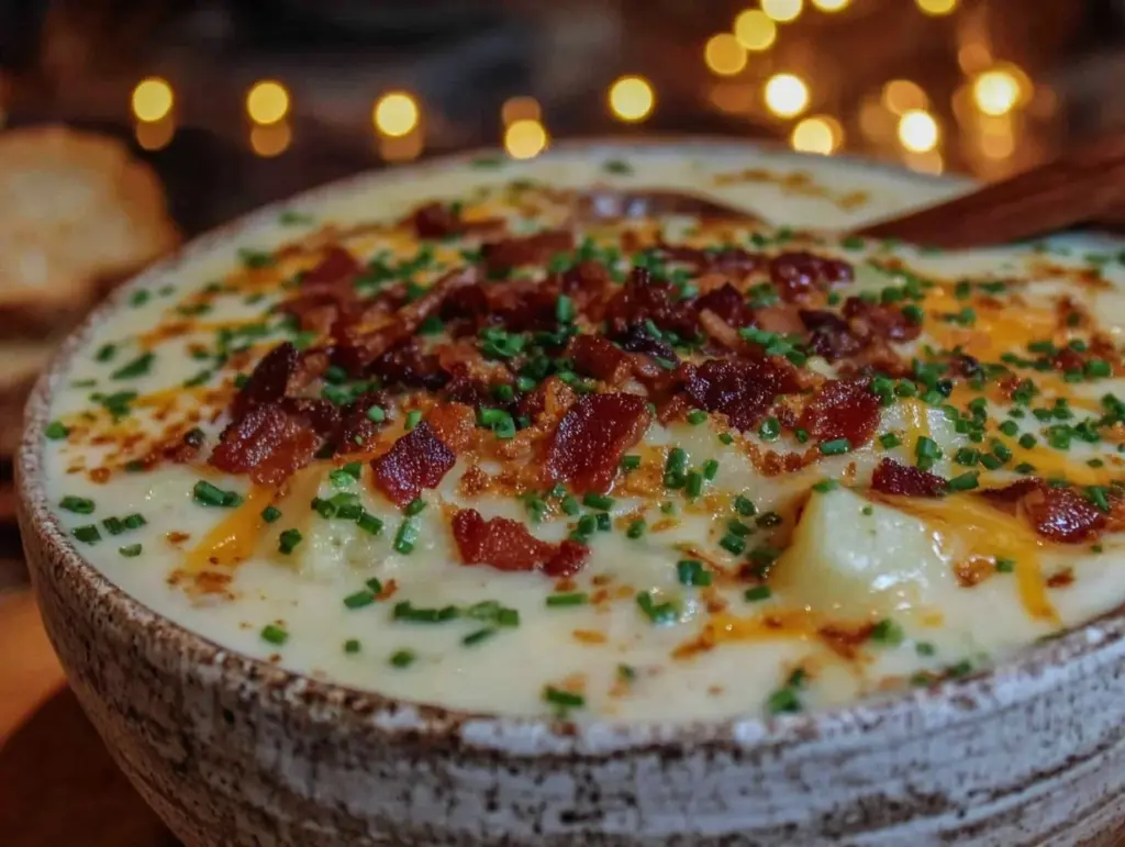 creamy hearty Irish potato soup - featured image