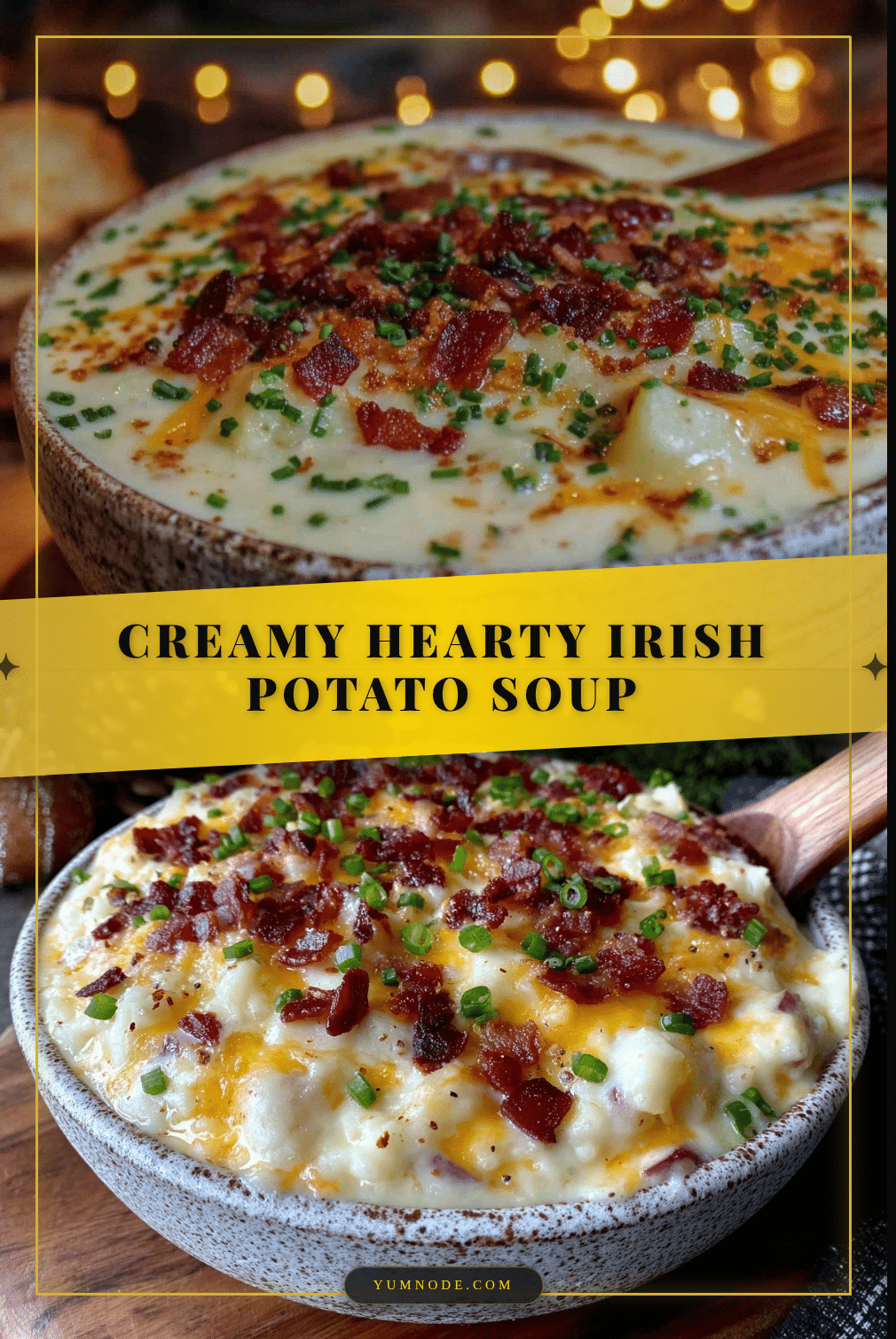 creamy hearty Irish potato soup recipe
