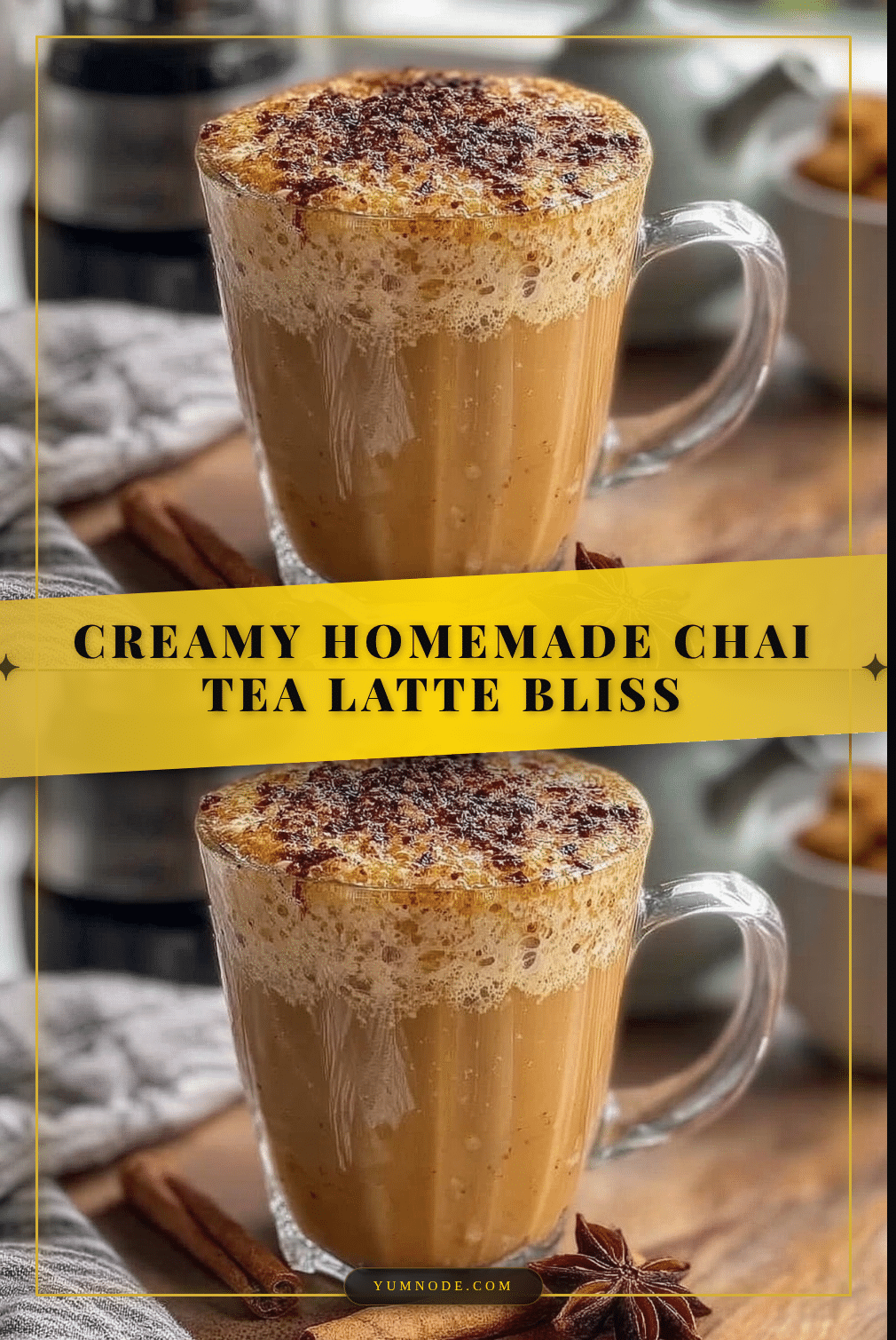 creamy homemade chai tea latte recipe