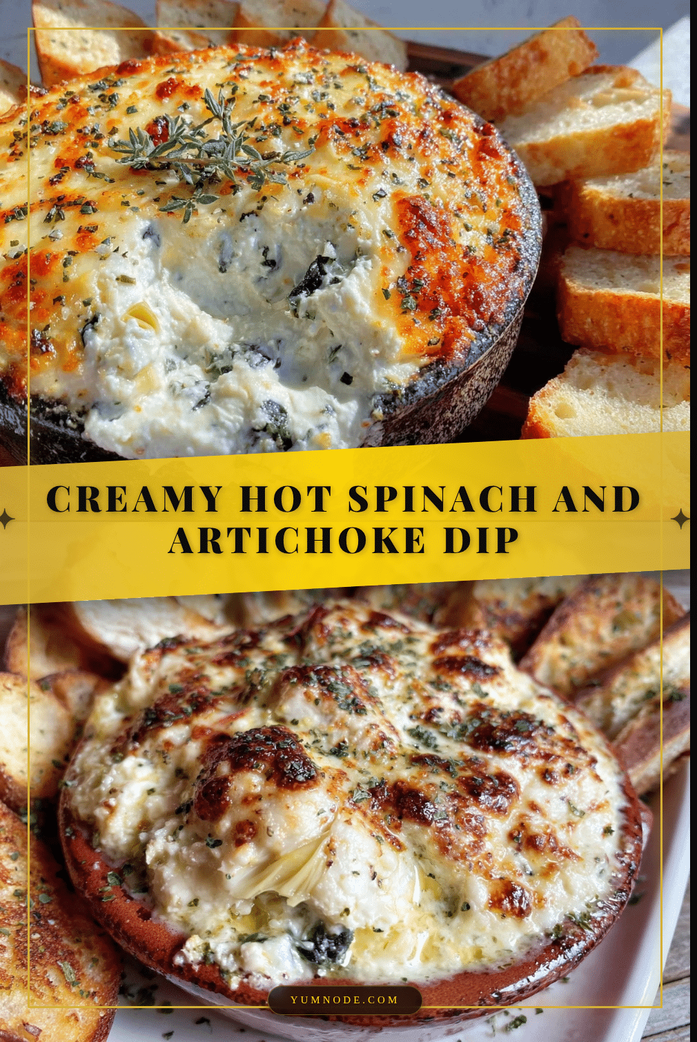 creamy hot spinach and artichoke dip recipe