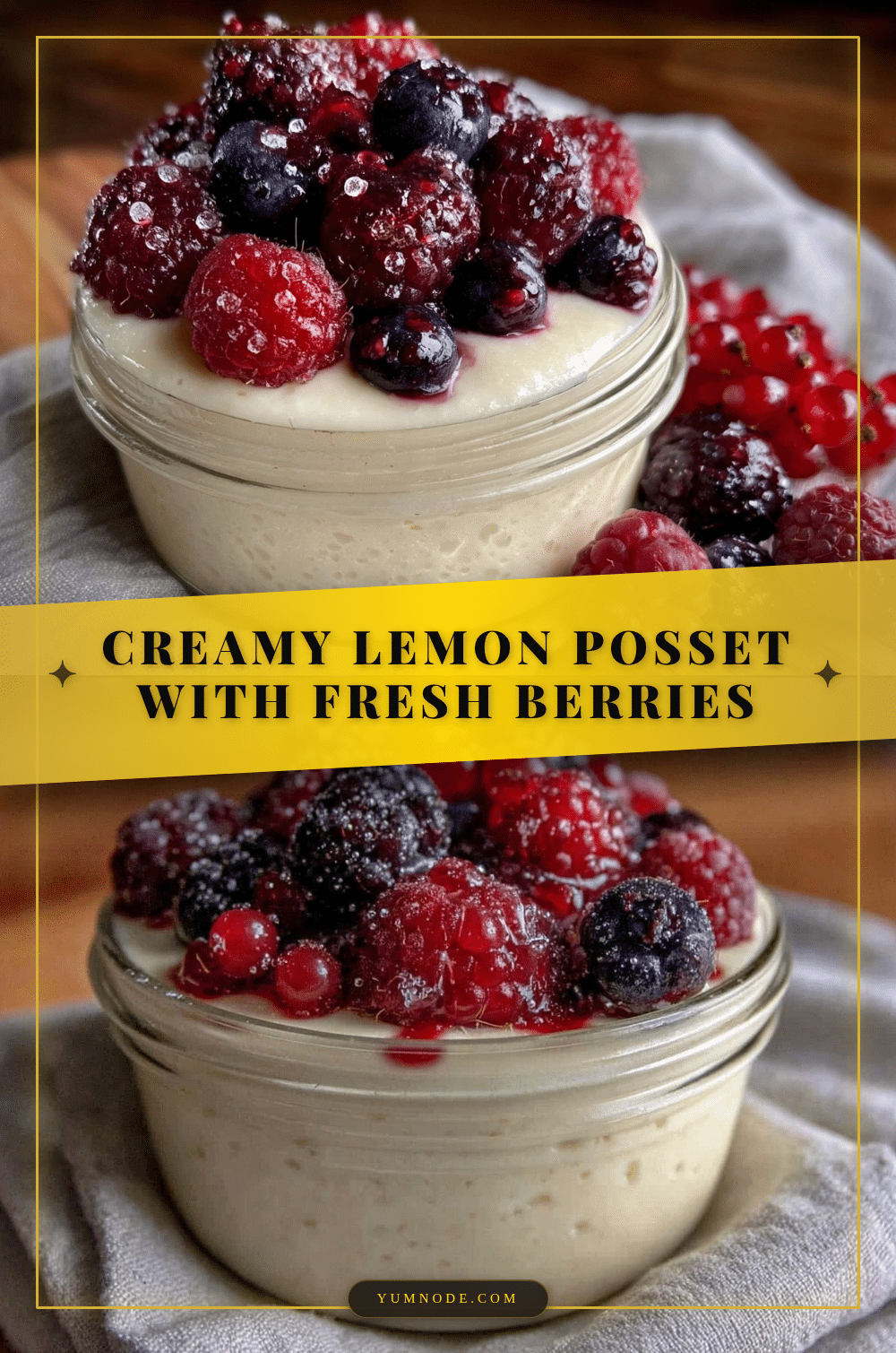 creamy lemon posset recipe