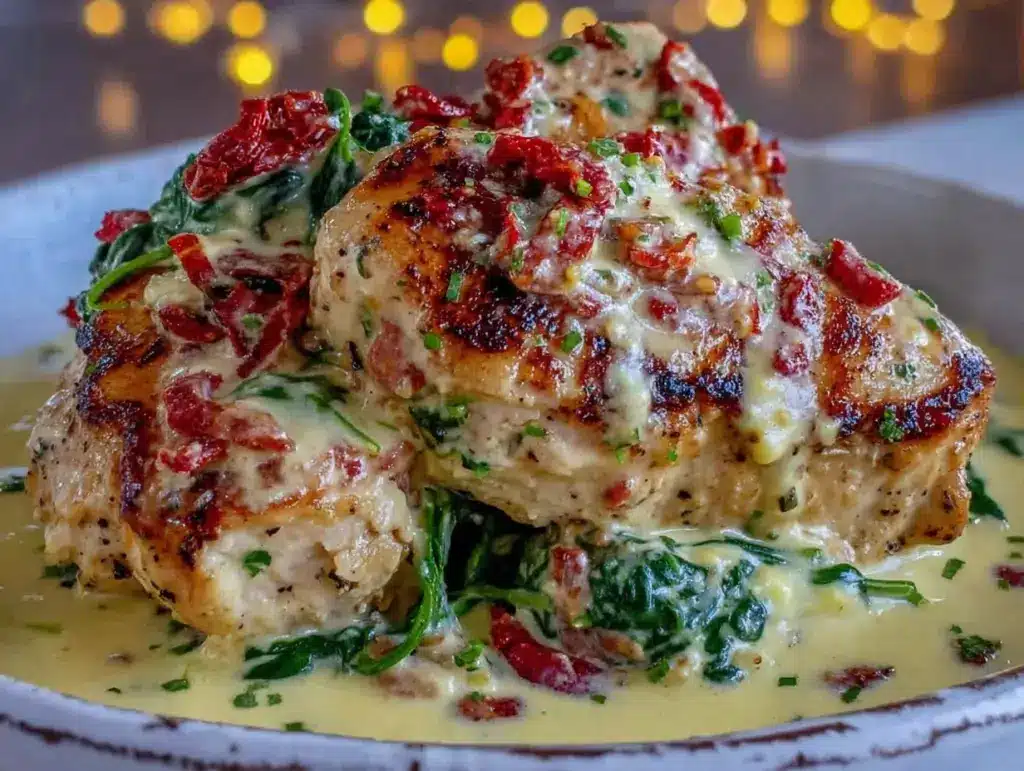 creamy marry me chicken tuscan - featured image