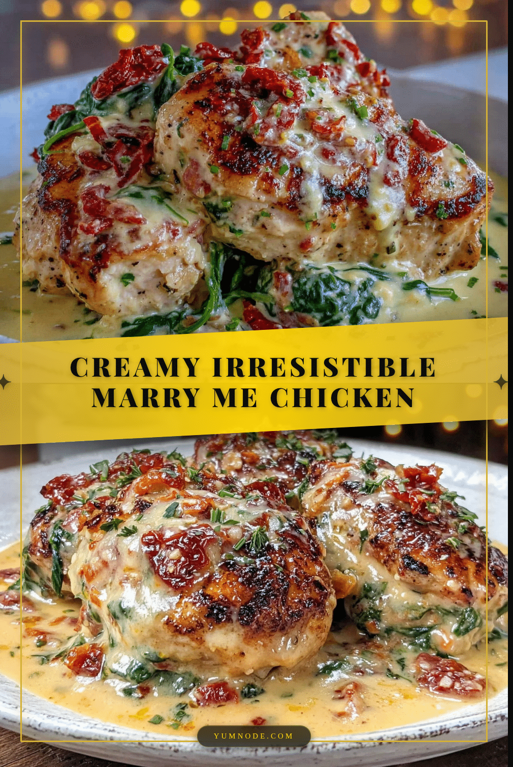 creamy marry me chicken tuscan recipe