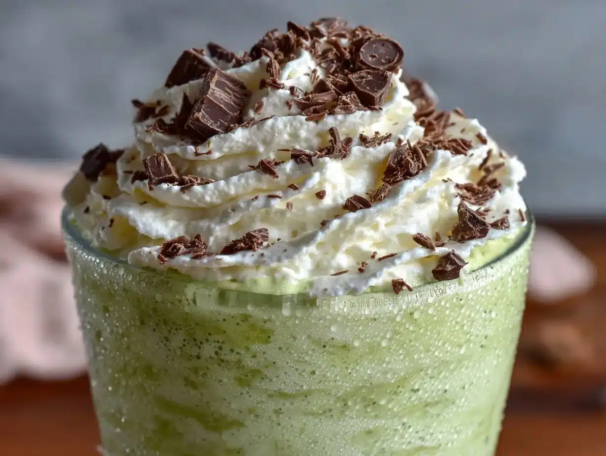 creamy shamrock shake copycat recipe preparation steps