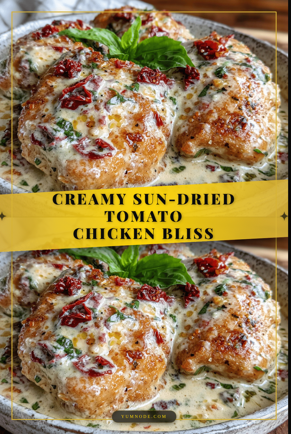 creamy sun-dried tomato chicken recipe