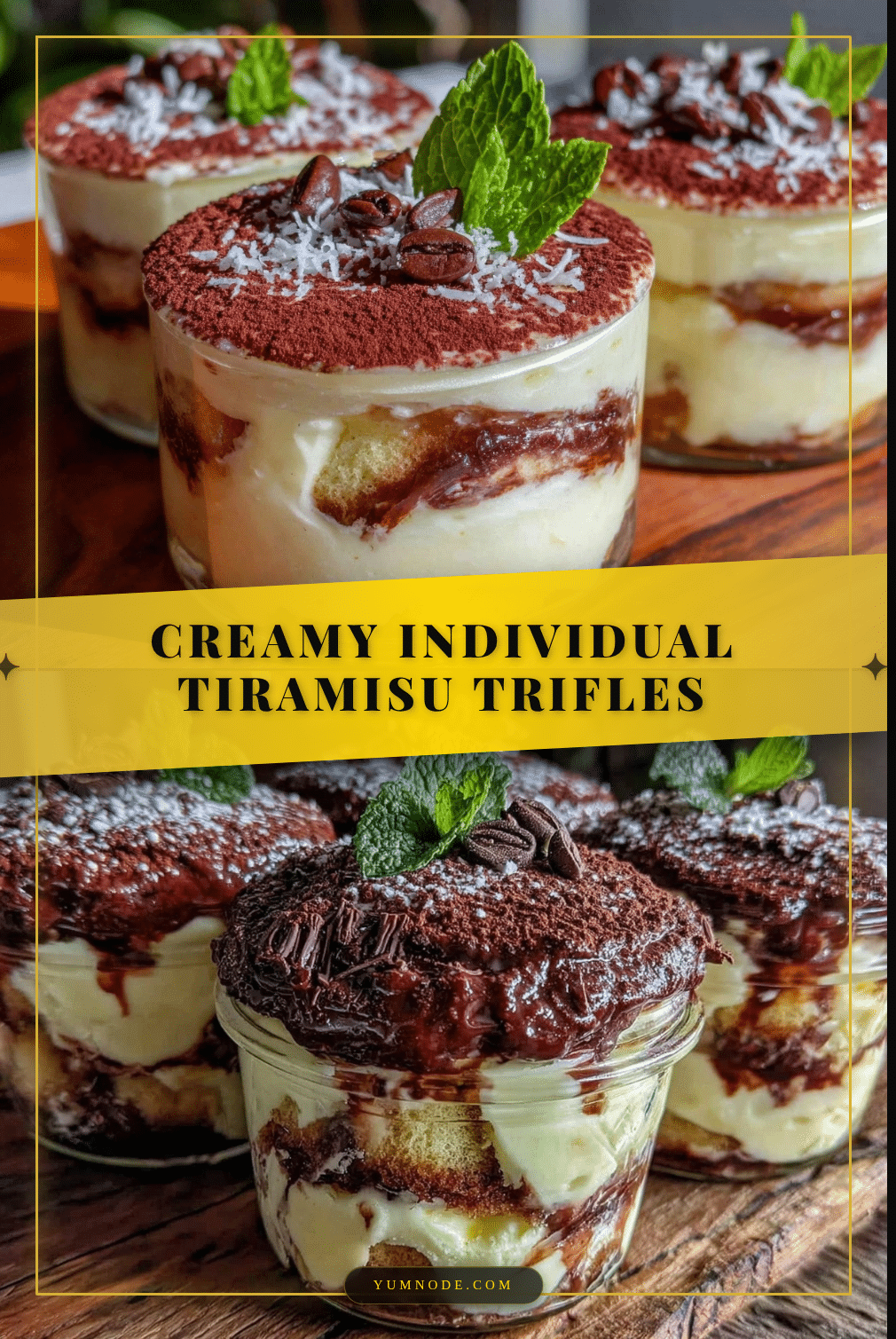 creamy tiramisu trifle recipe