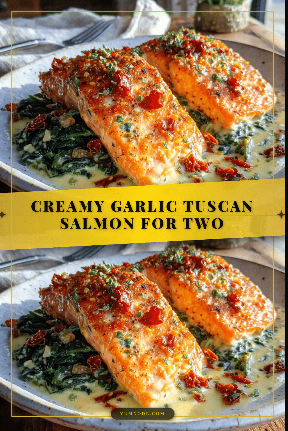 creamy tuscan salmon recipe