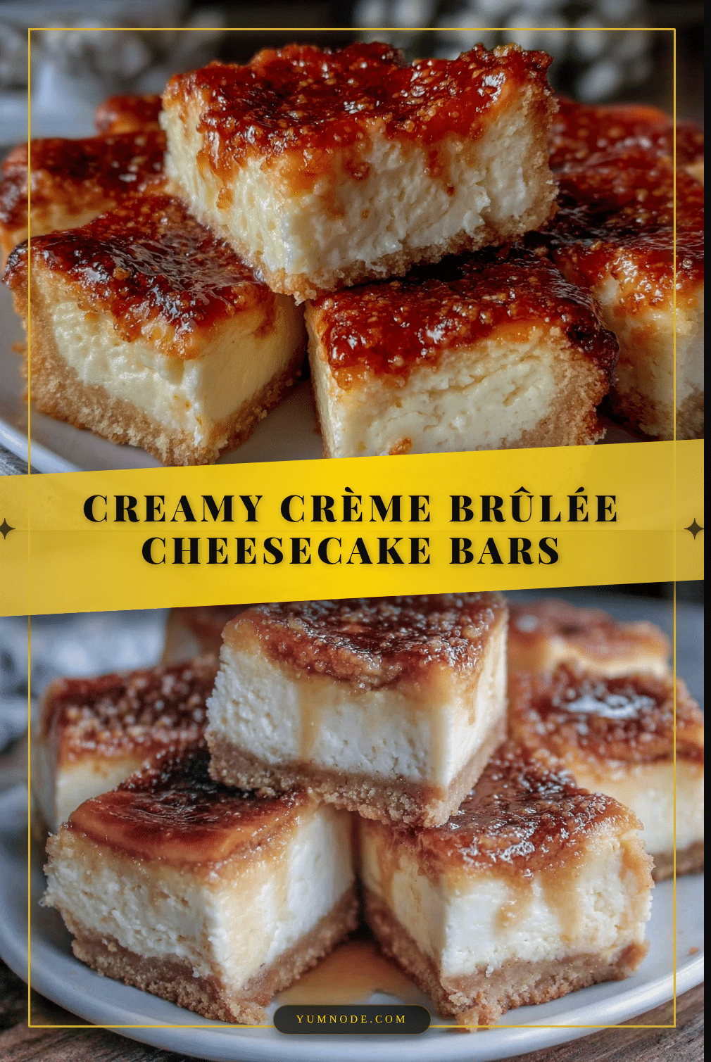 creme brulee cheesecake bars recipe