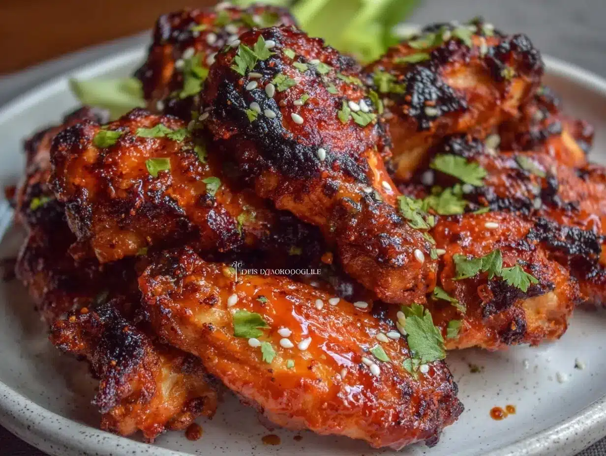 crispy air fryer buffalo chicken wings preparation steps