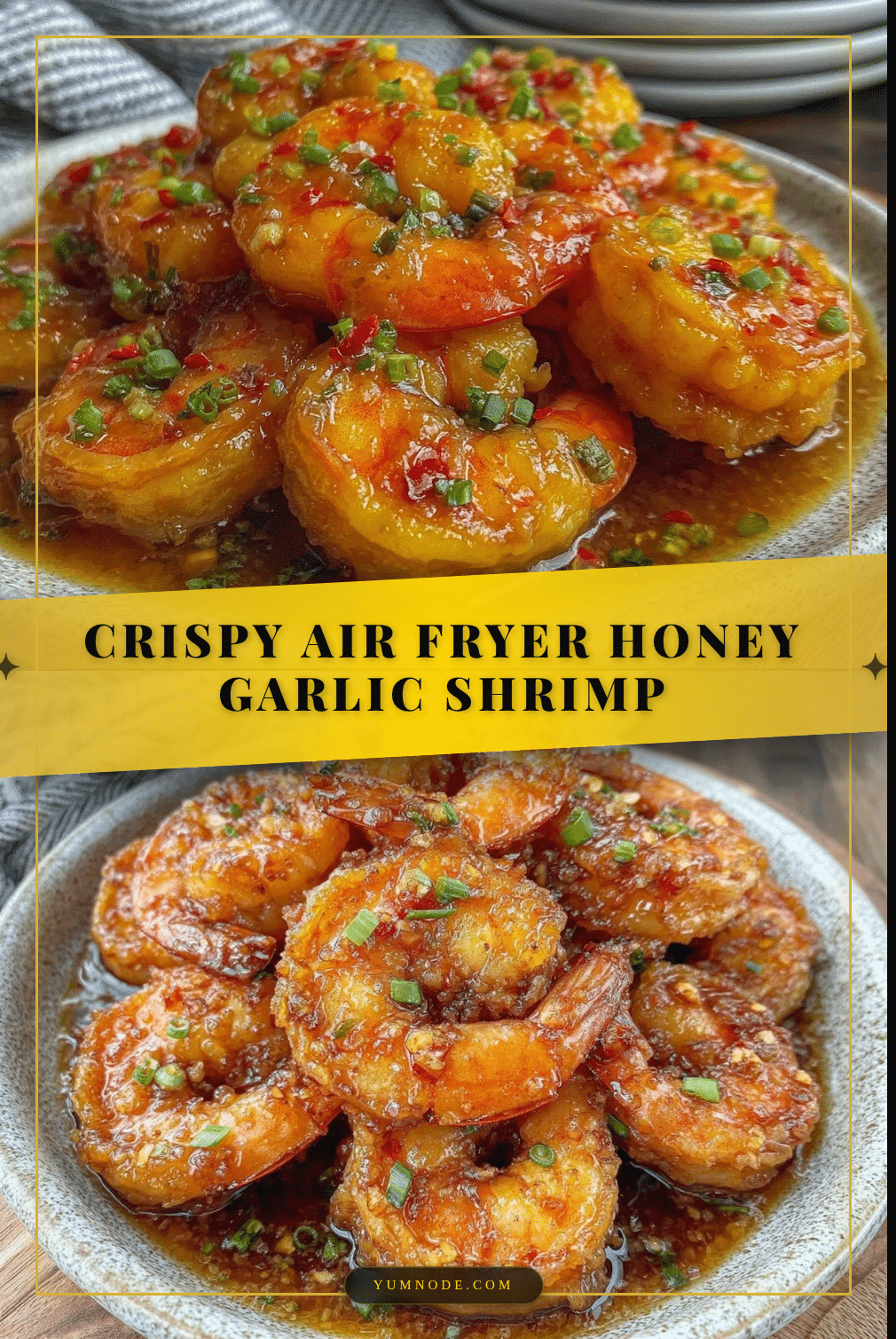 crispy air fryer honey garlic shrimp recipe