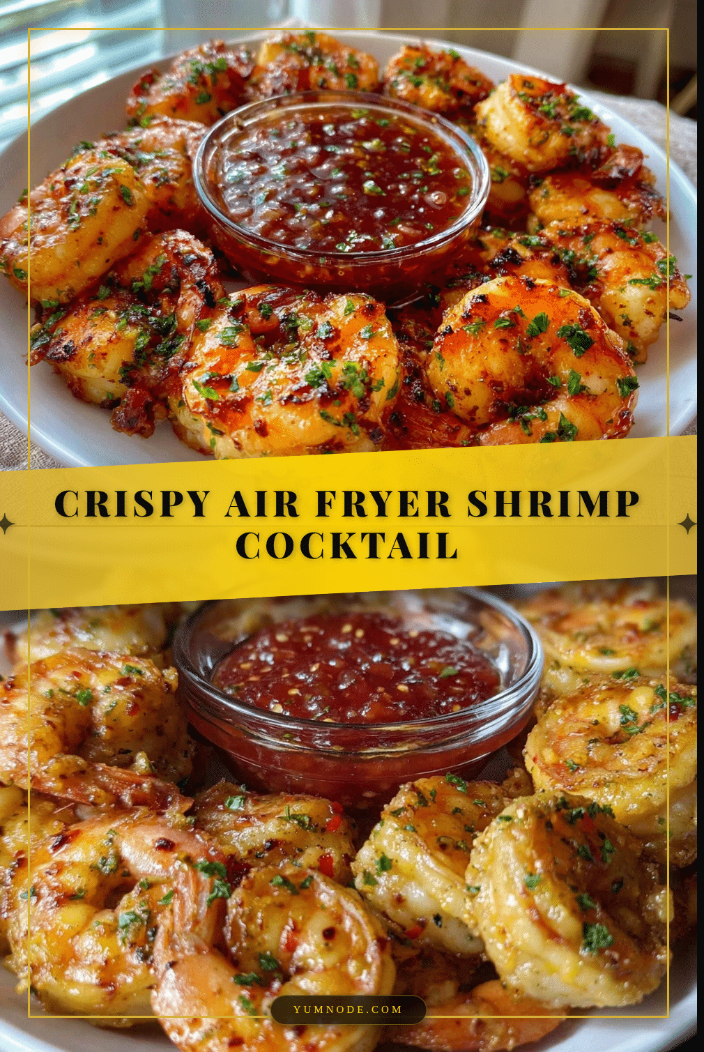 crispy air fryer shrimp cocktail recipe