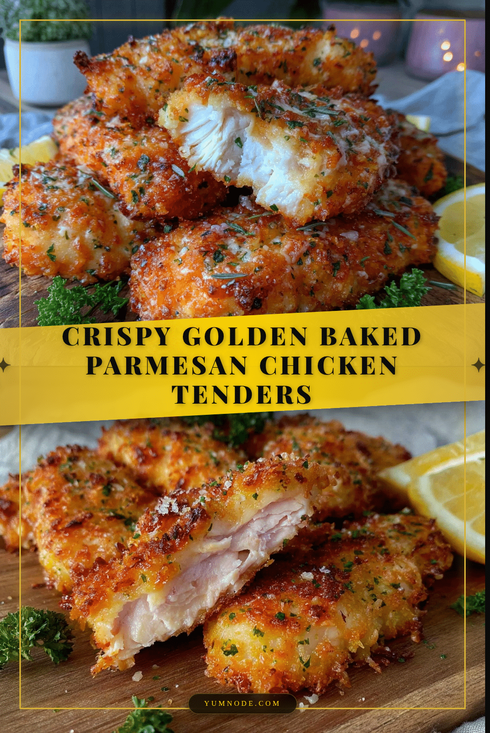 crispy baked parmesan chicken tenders recipe