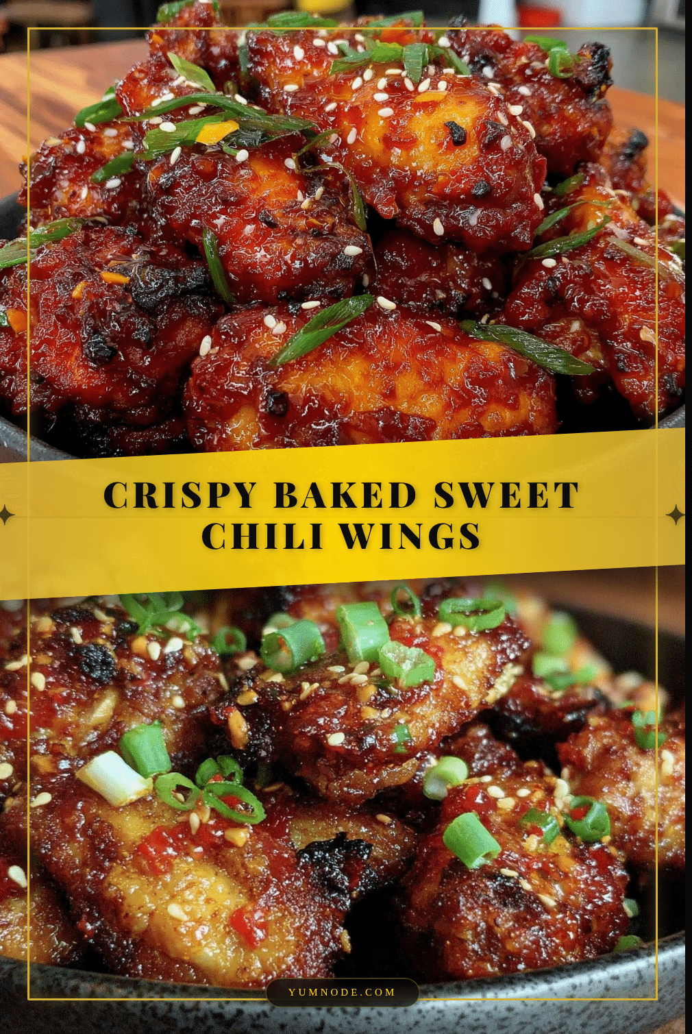 crispy baked sweet chili chicken wings recipe