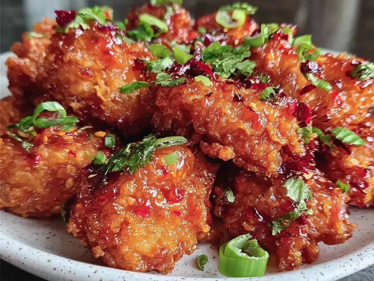 crispy bang bang chicken preparation steps