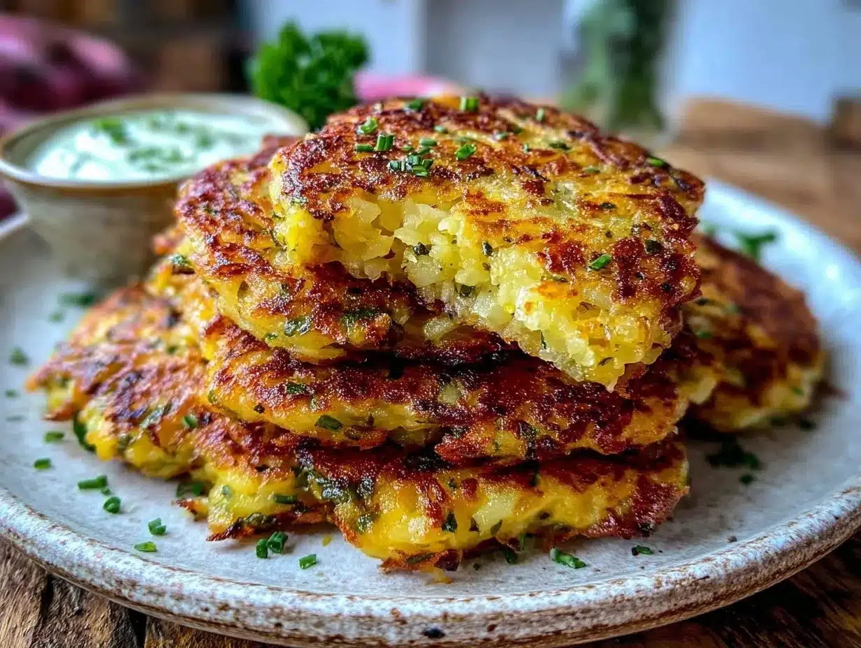 crispy boxty Irish potato pancakes preparation steps