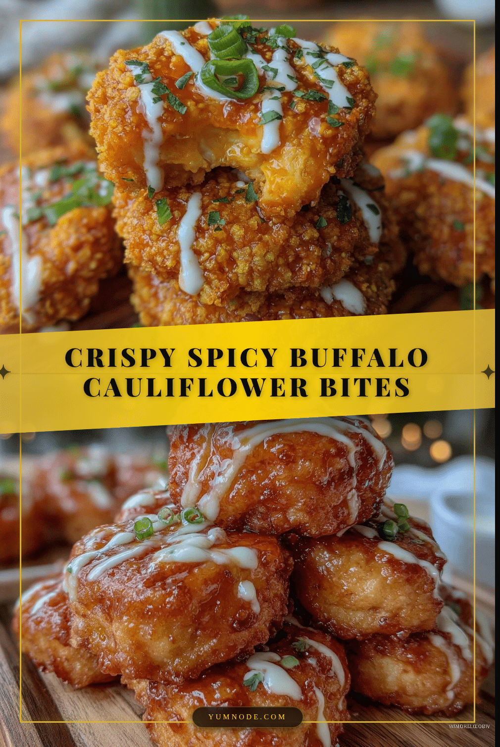 crispy cauliflower buffalo bites recipe