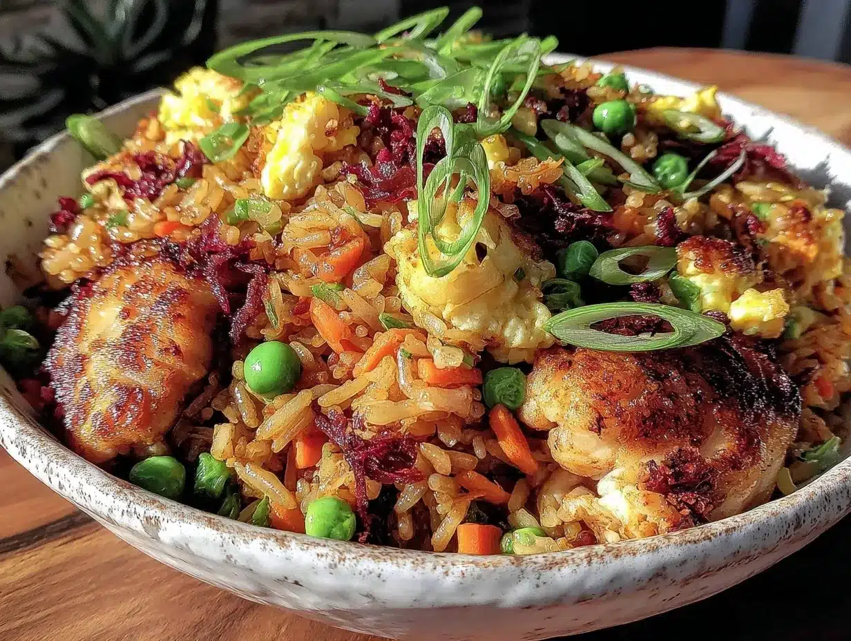 crispy chicken fried rice preparation steps