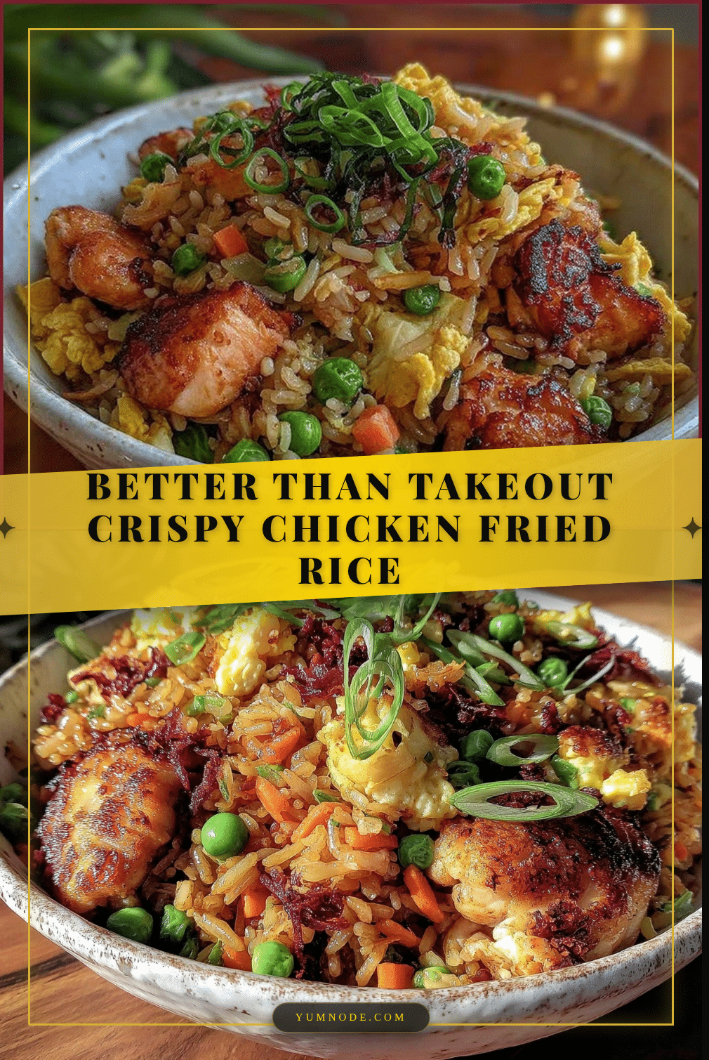 crispy chicken fried rice recipe