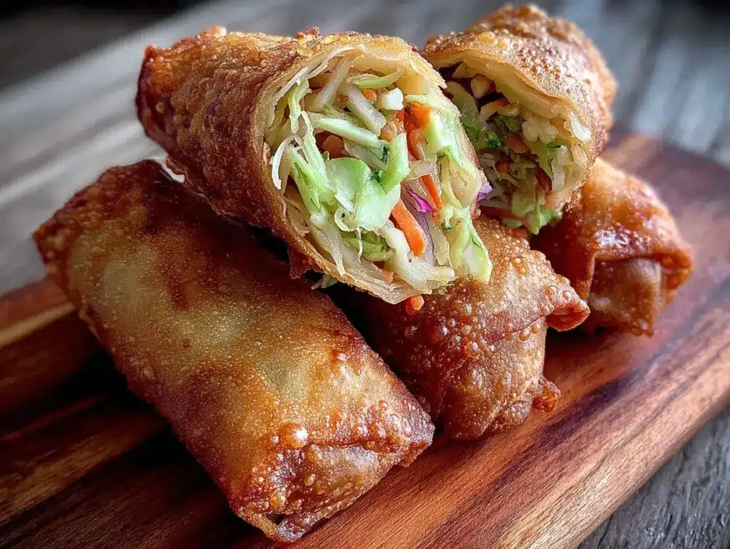 crispy fresh vegetable spring rolls - featured image