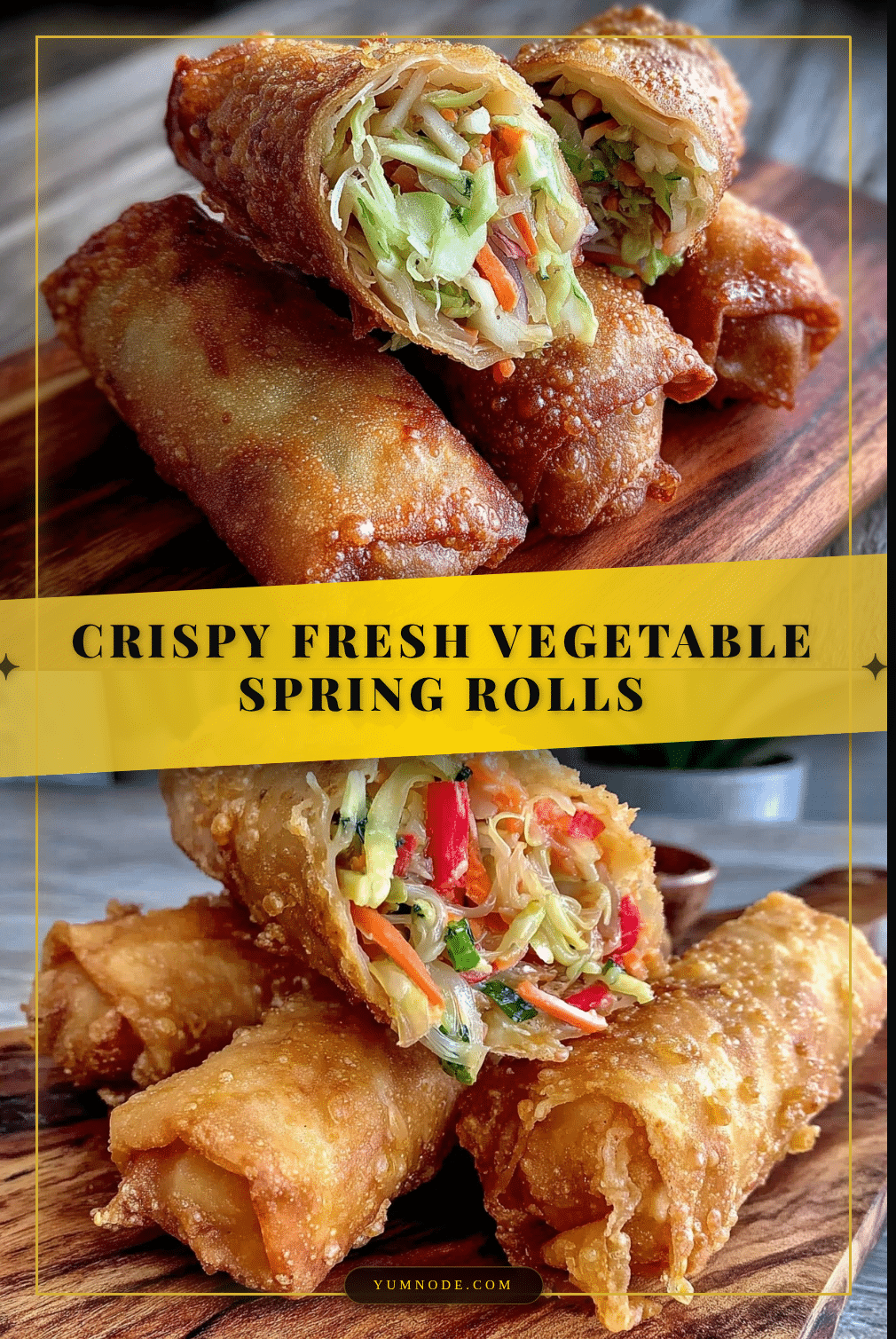 crispy fresh vegetable spring rolls recipe