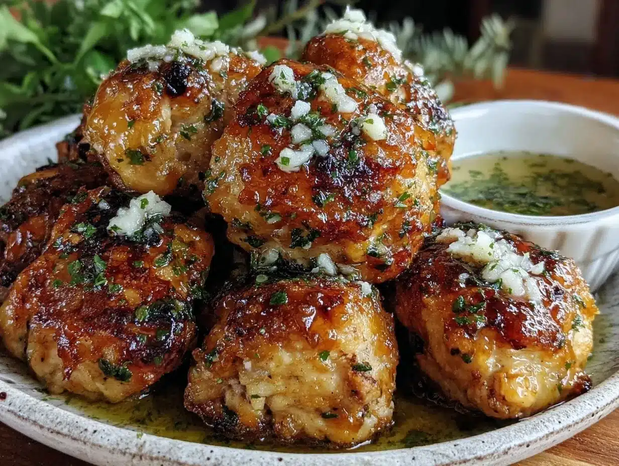 crispy garlic butter chicken bites preparation steps