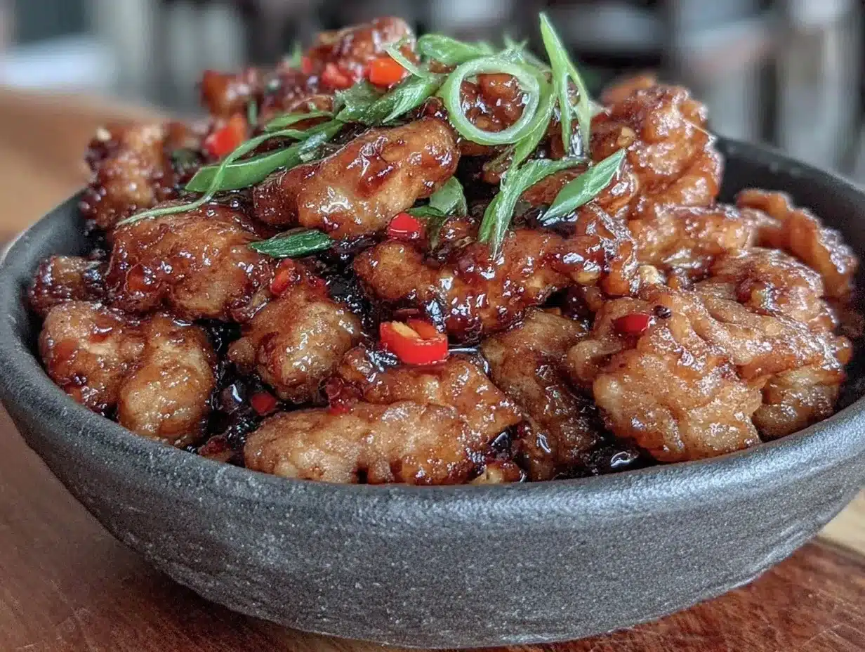 crispy Kung Pao chicken preparation steps