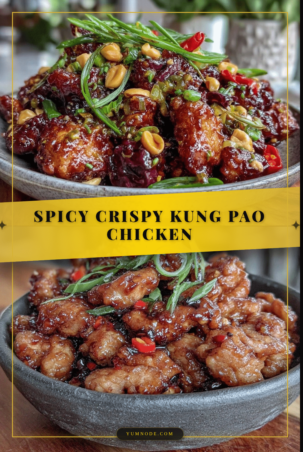 crispy Kung Pao chicken recipe