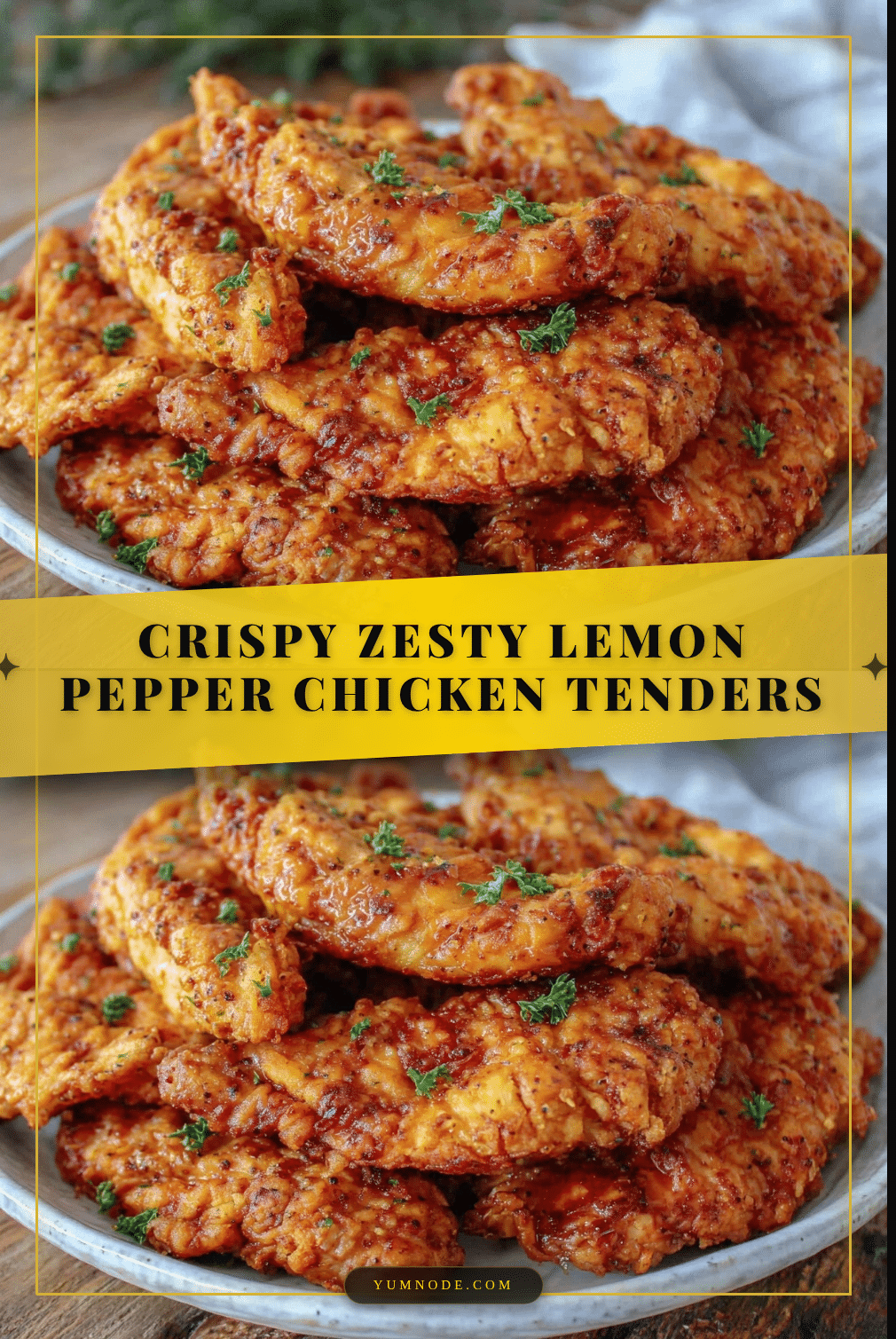 crispy lemon pepper chicken tenders recipe