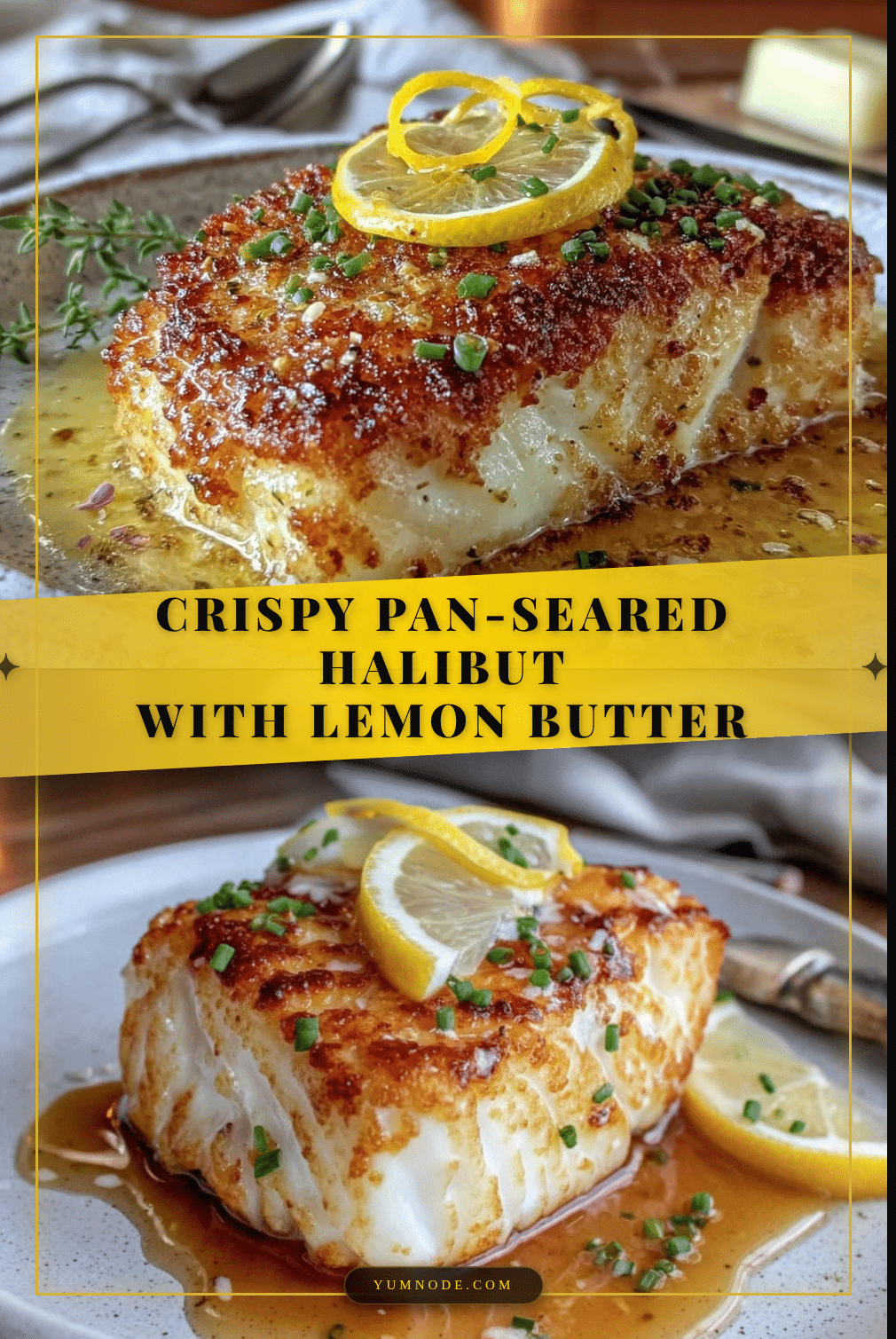 crispy pan-seared halibut recipe
