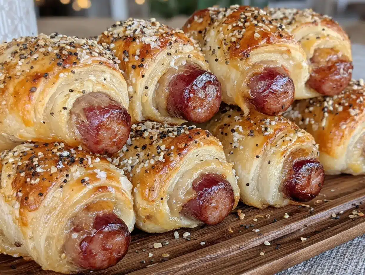 crispy pigs in a blanket preparation steps