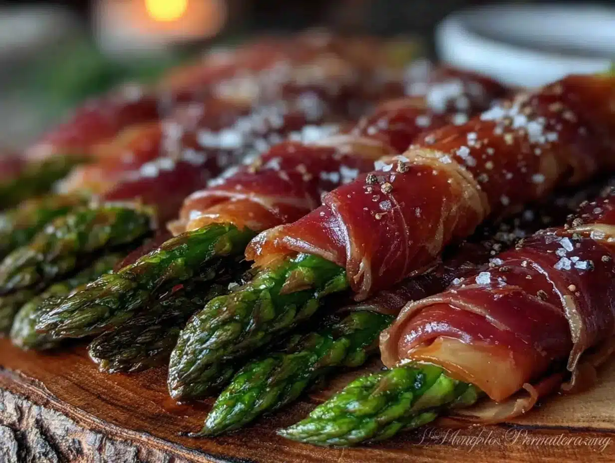 crispy prosciutto-wrapped asparagus bites preparation steps