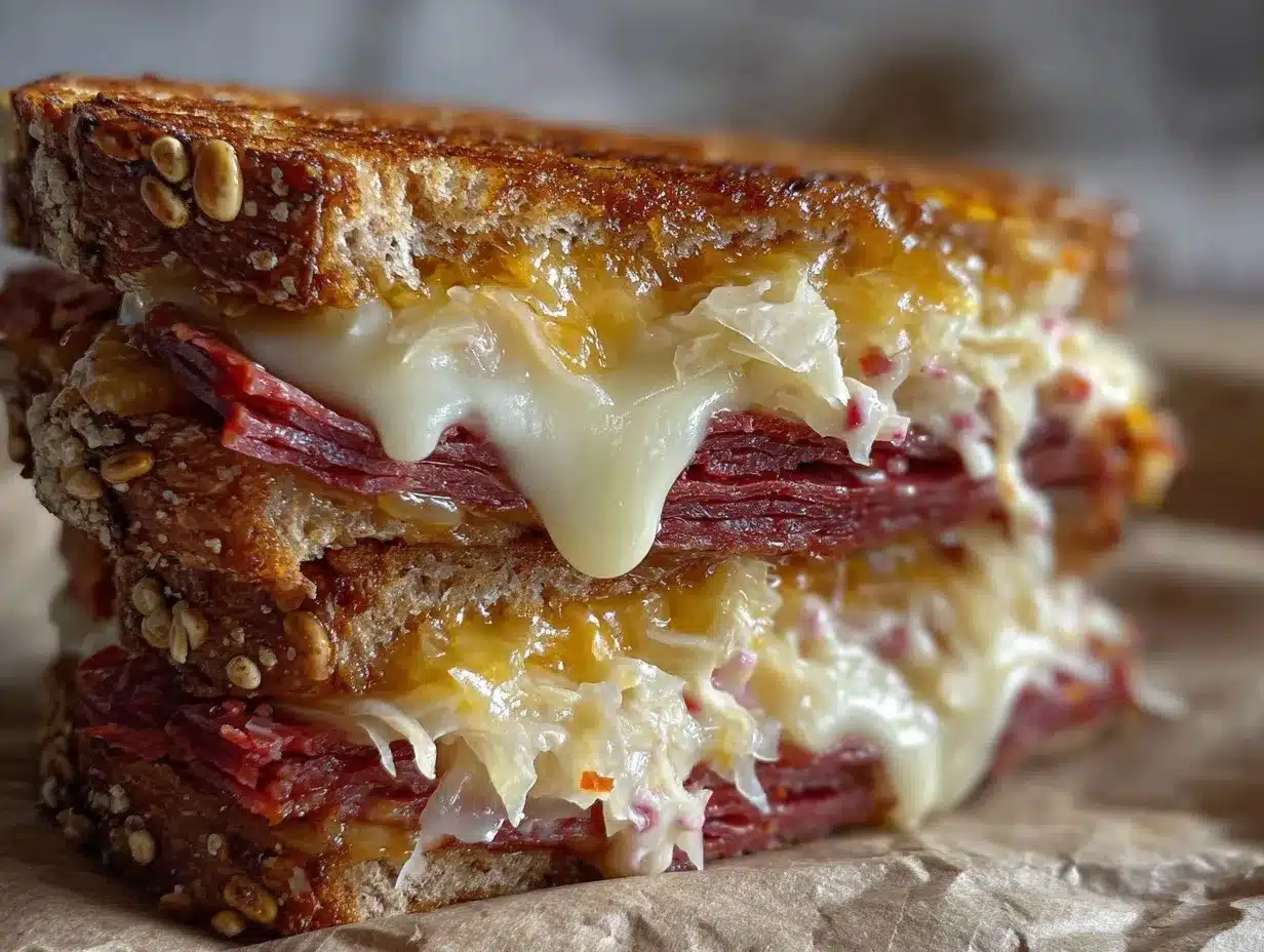 crispy reuben sandwich preparation steps