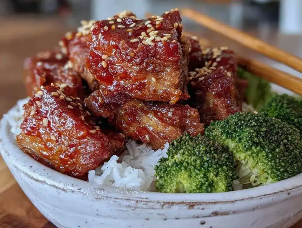 crockpot teriyaki chicken - featured image