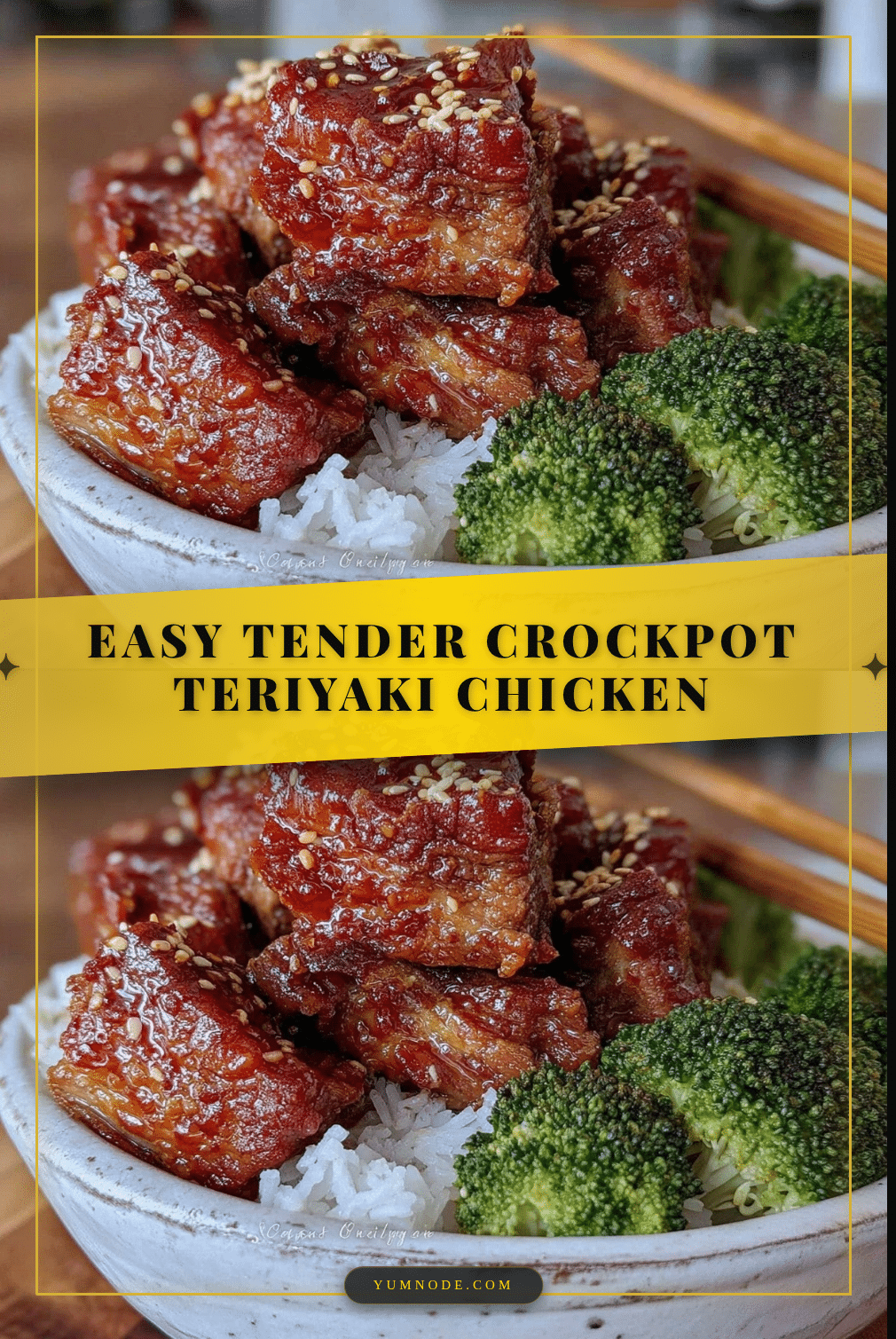 crockpot teriyaki chicken recipe