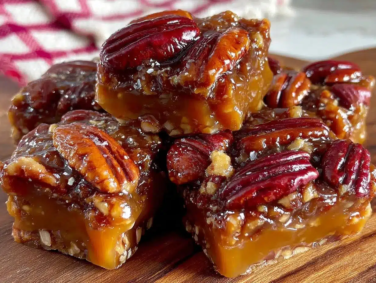 crunchy praline pecan candies preparation steps