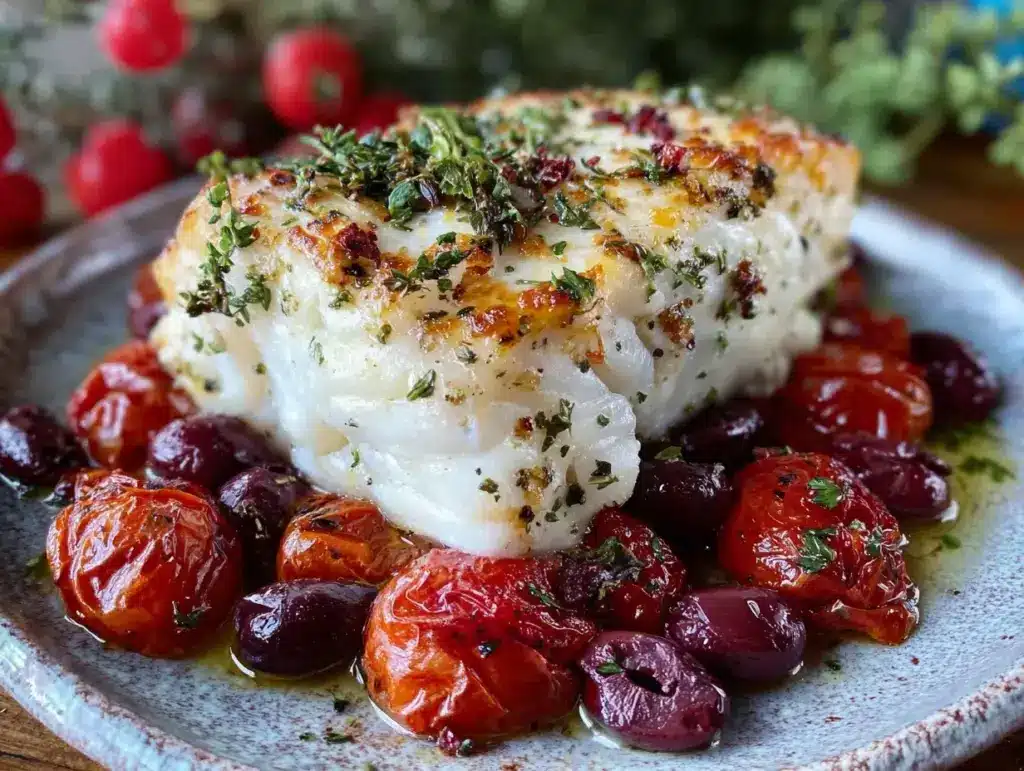 easy baked cod - featured image