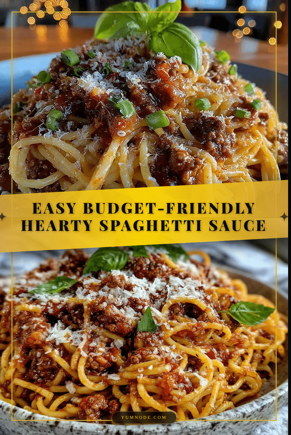 easy budget-friendly spaghetti and meat sauce recipe
