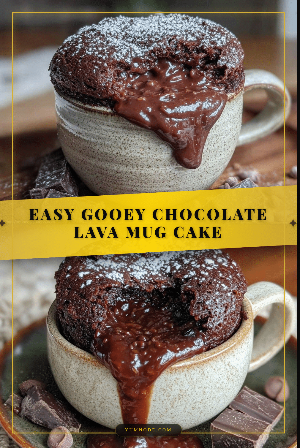 easy gooey chocolate lava mug cake recipe