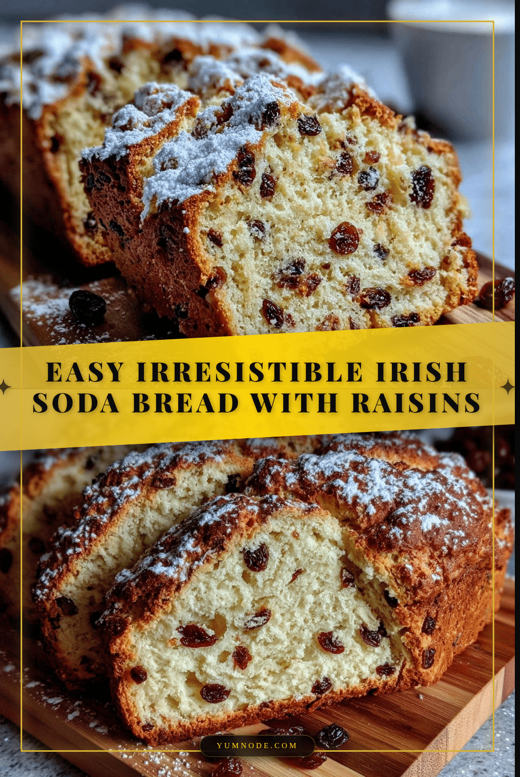 easy Irish soda bread with raisins recipe
