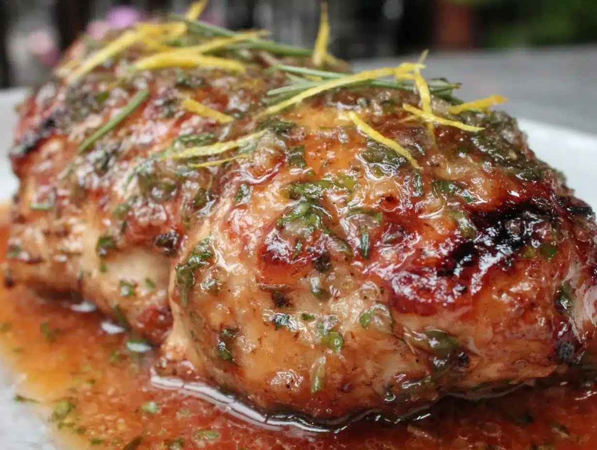 Easy Zesty Baked Honey Lime Cilantro Chicken preparation steps