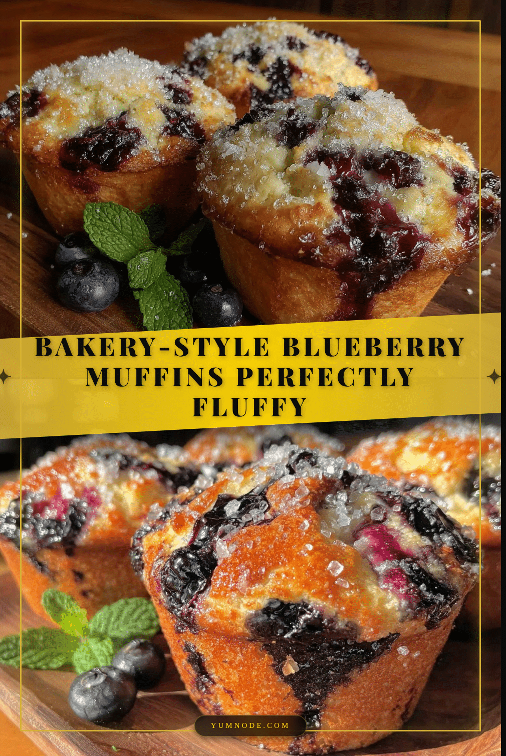 fluffy blueberry muffins recipe