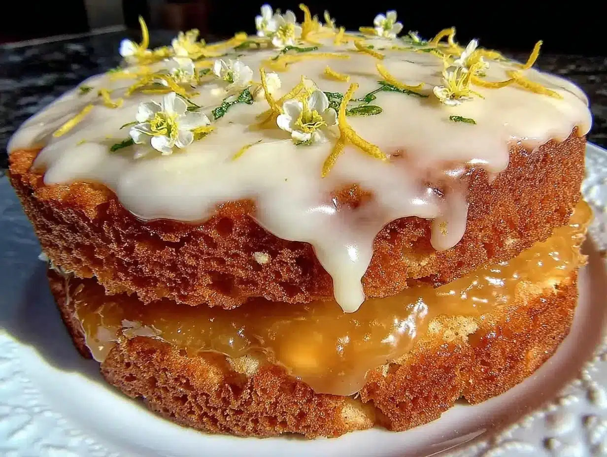 fresh elderflower cake preparation steps