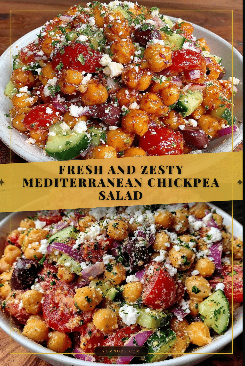 fresh mediterranean chickpea salad recipe