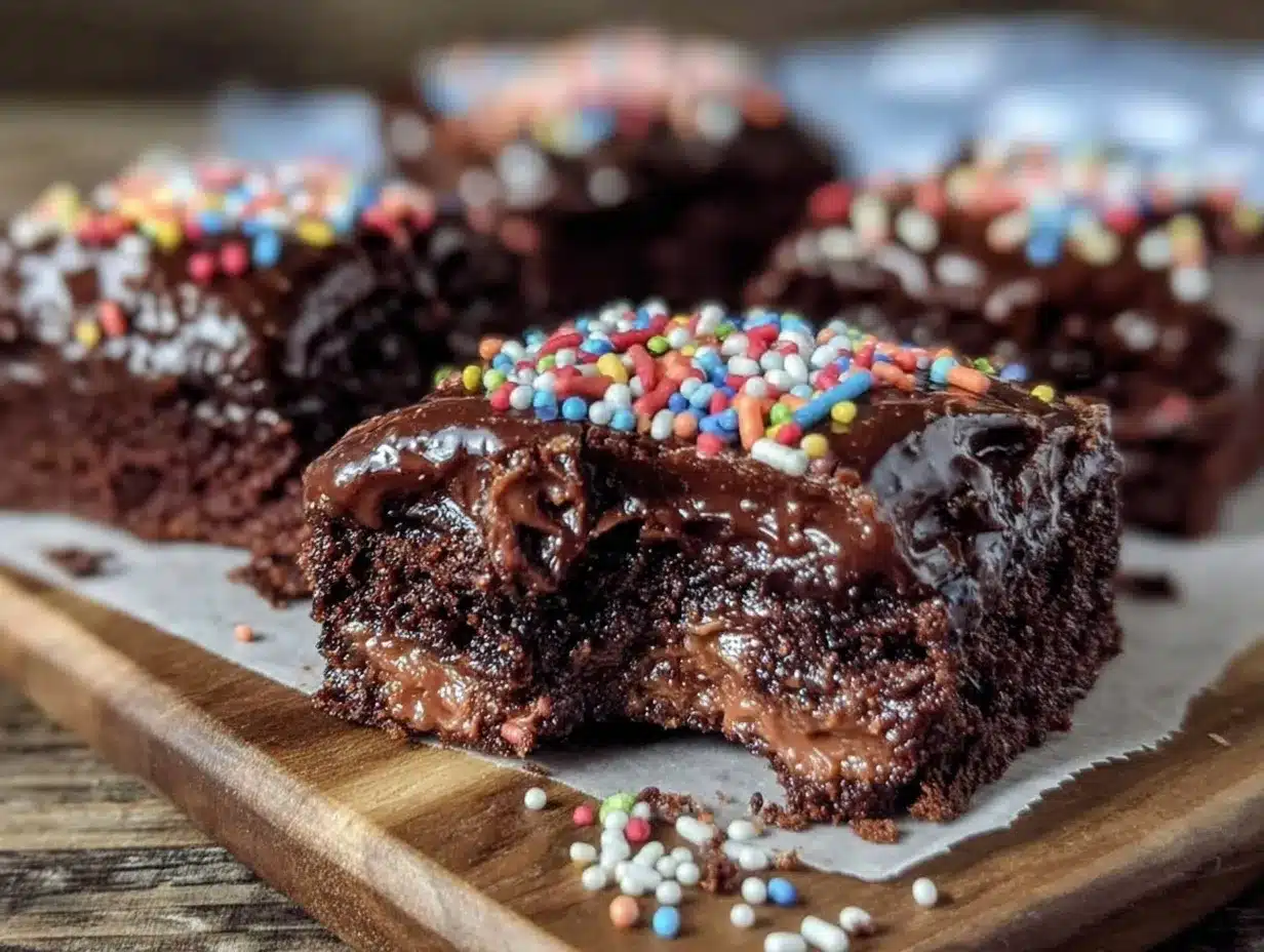 fudgy cosmic brownie copycat recipe preparation steps