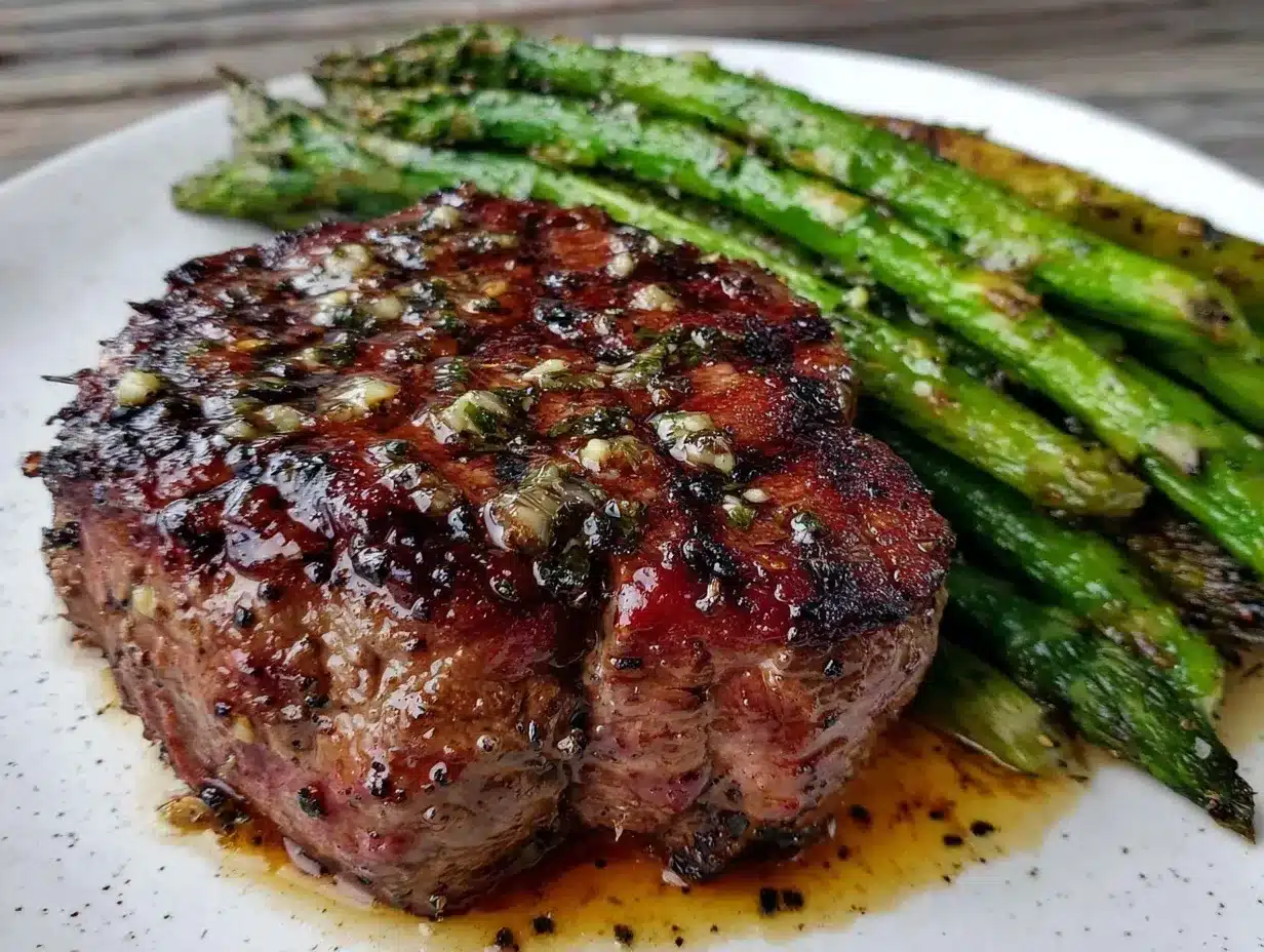 garlic butter filet mignon preparation steps