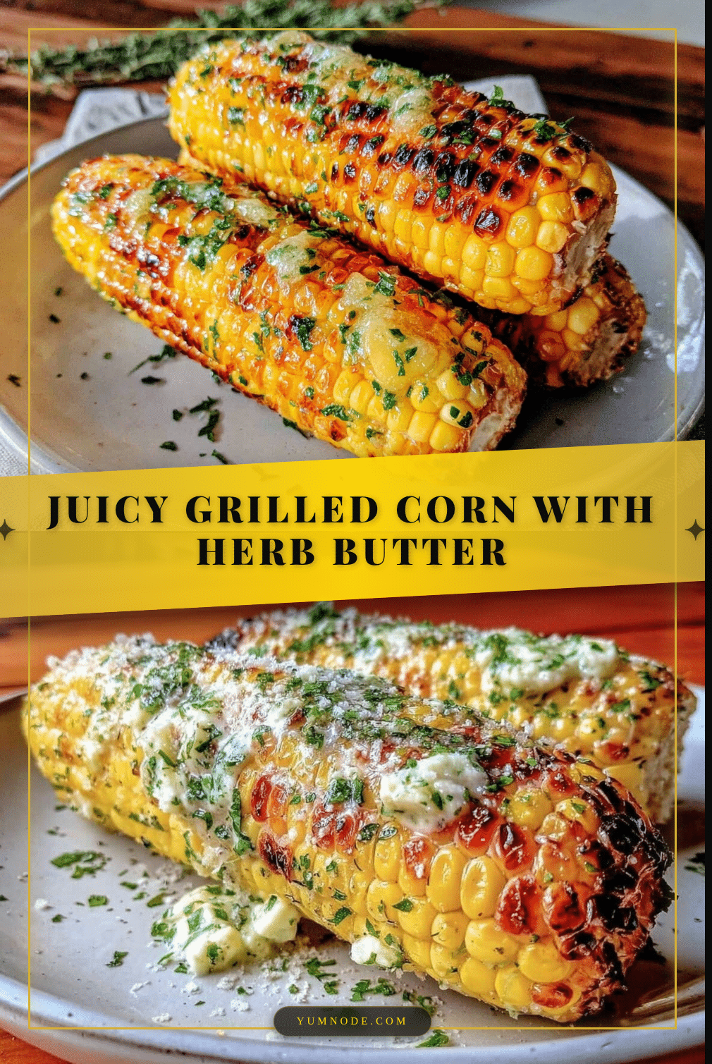 grilled corn on the cob with herb butter recipe
