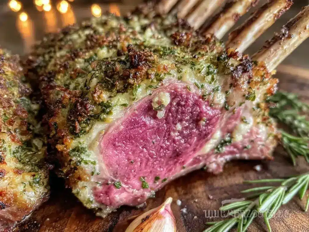 herb-crusted rack of lamb - featured image
